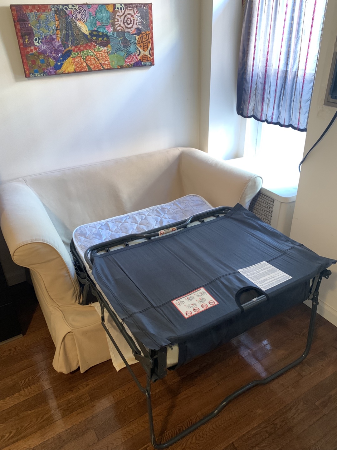Sleeper Sofa Beige Twin size - photo 3