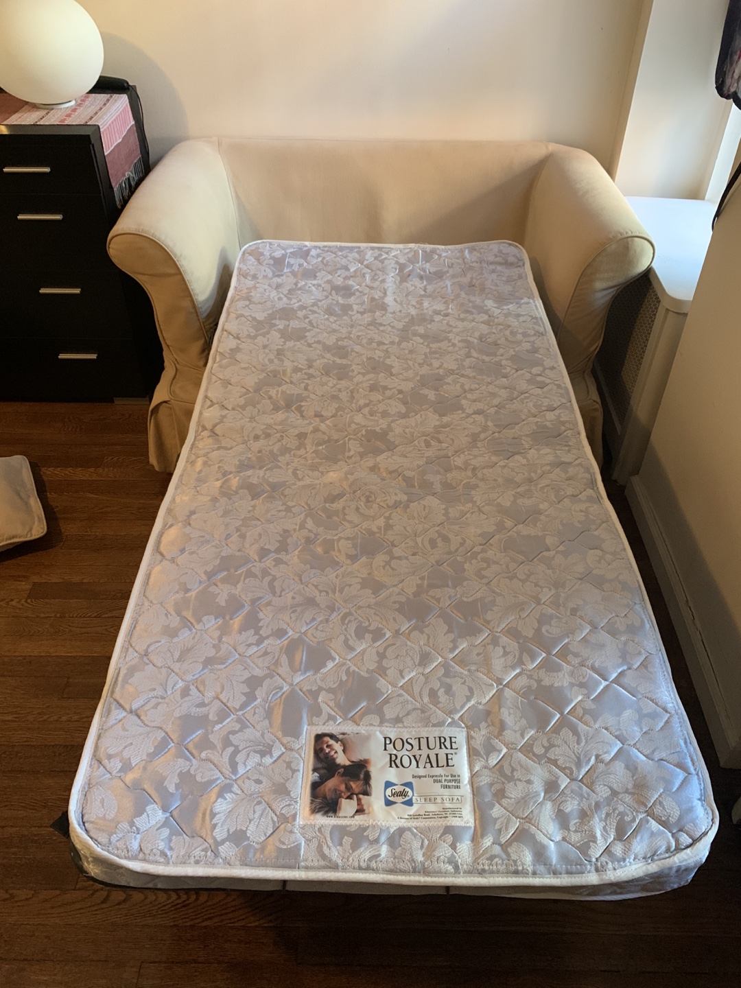 Sleeper Sofa Beige Twin size - photo 4