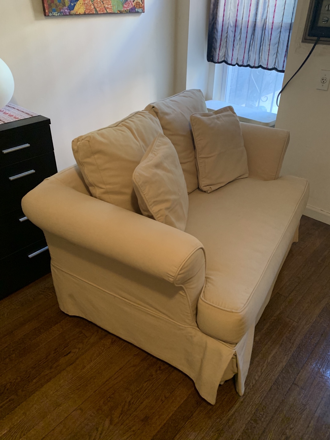 Sleeper Sofa Beige Twin size - photo 2