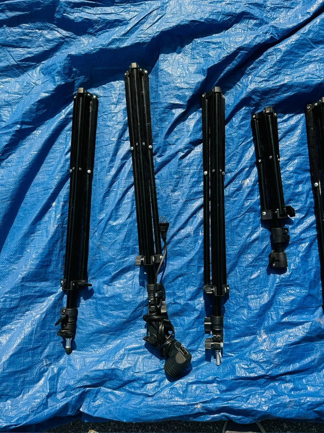 Set of Black Tripod Stands image indicator(4)