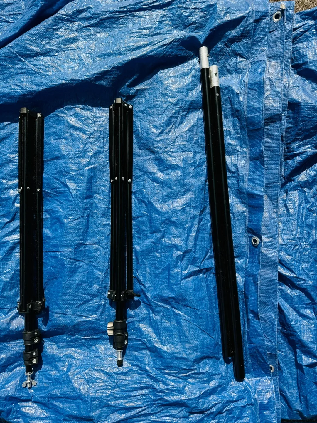 Set of Black Tripod Stands image indicator(3)