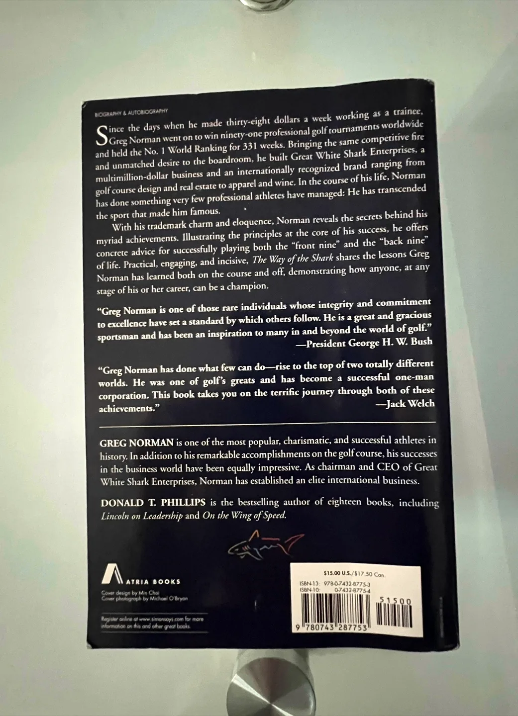 Greg Norman: The Way of the Shark Book image indicator(2)