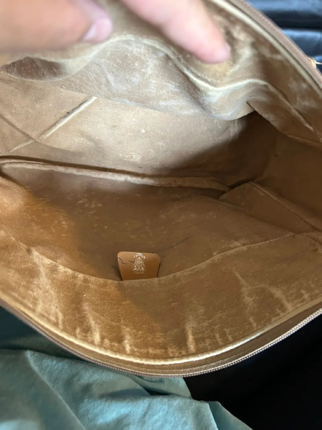 Gucci Vintage Beige/Brown GG Canvas Handbag image indicator(10)