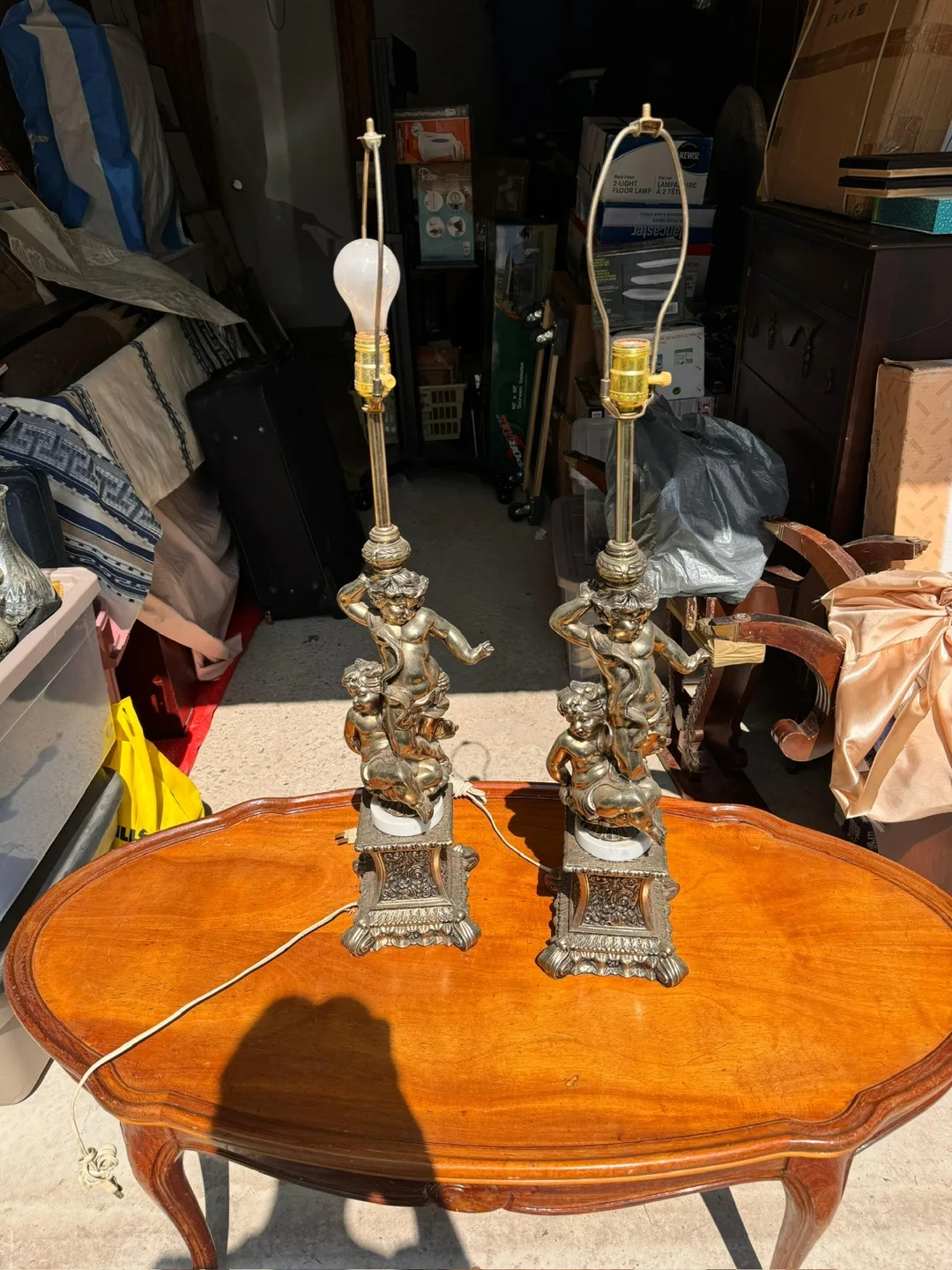 Vintage Style Candlestick & Angel Lamps image indicator(2)
