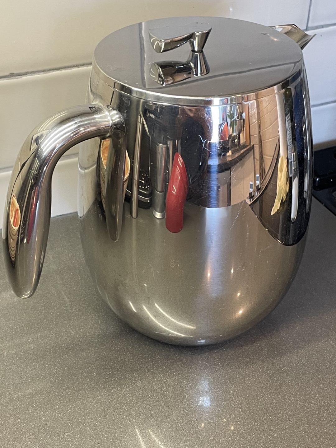 Bodum danish design stainless steel cafetière /