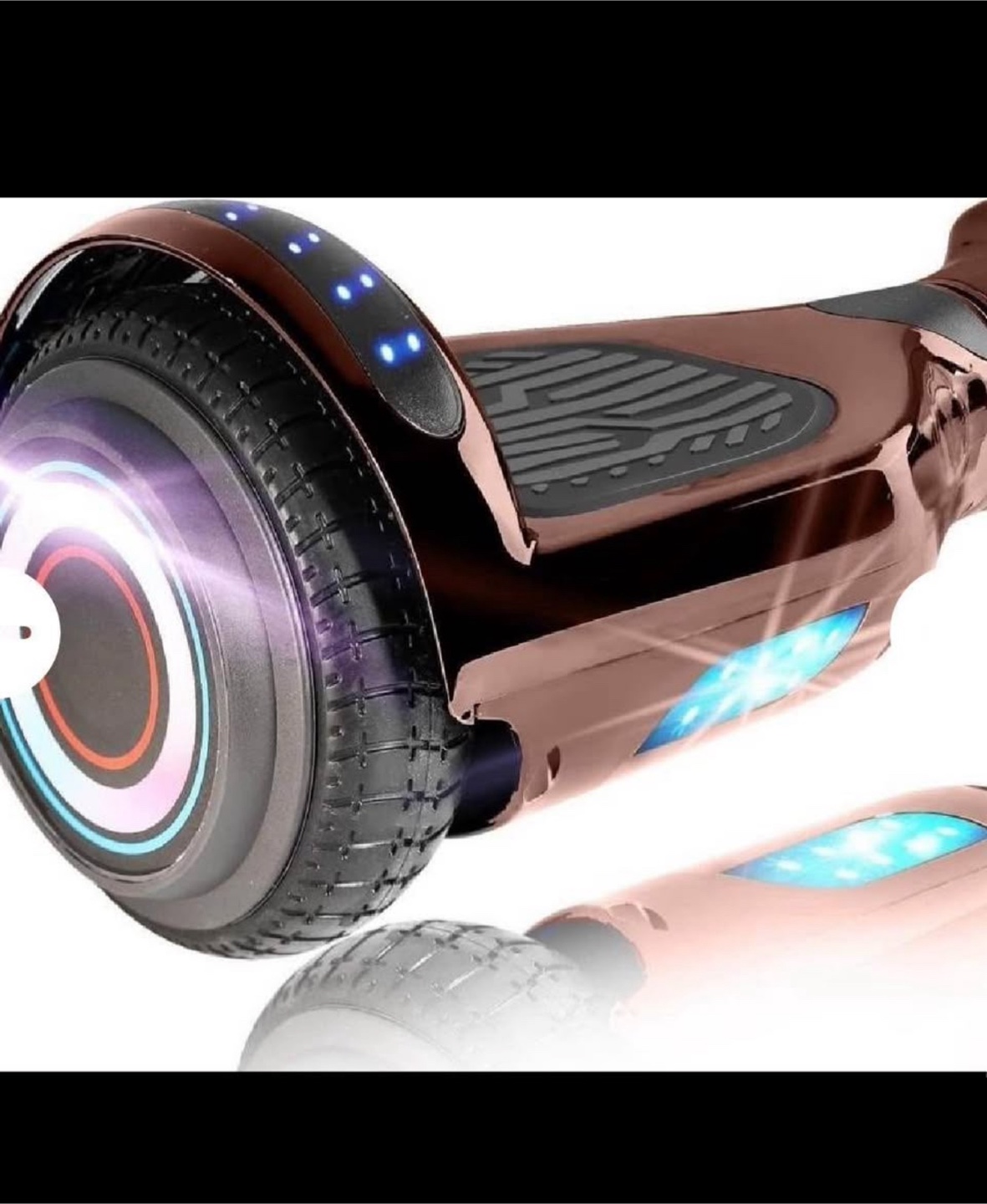 XPRIT 6.5' Self Balancing Hoverboard , Certified (Chrome black - photo 2
