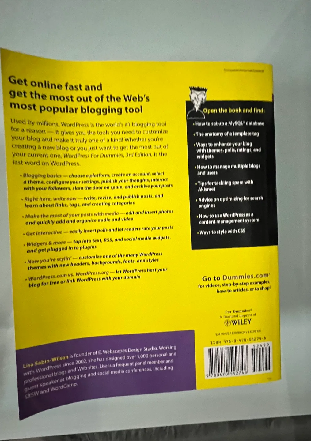 WordPress for Dummies, 3rd Edition image indicator(2)