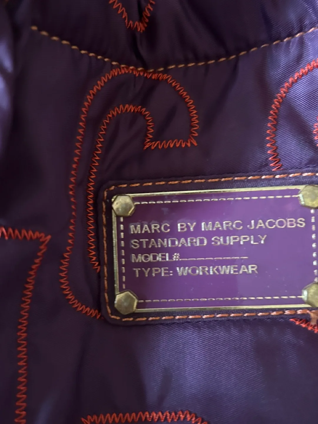 Marc by Marc Jacobs Purple Tote Bag image indicator(2)