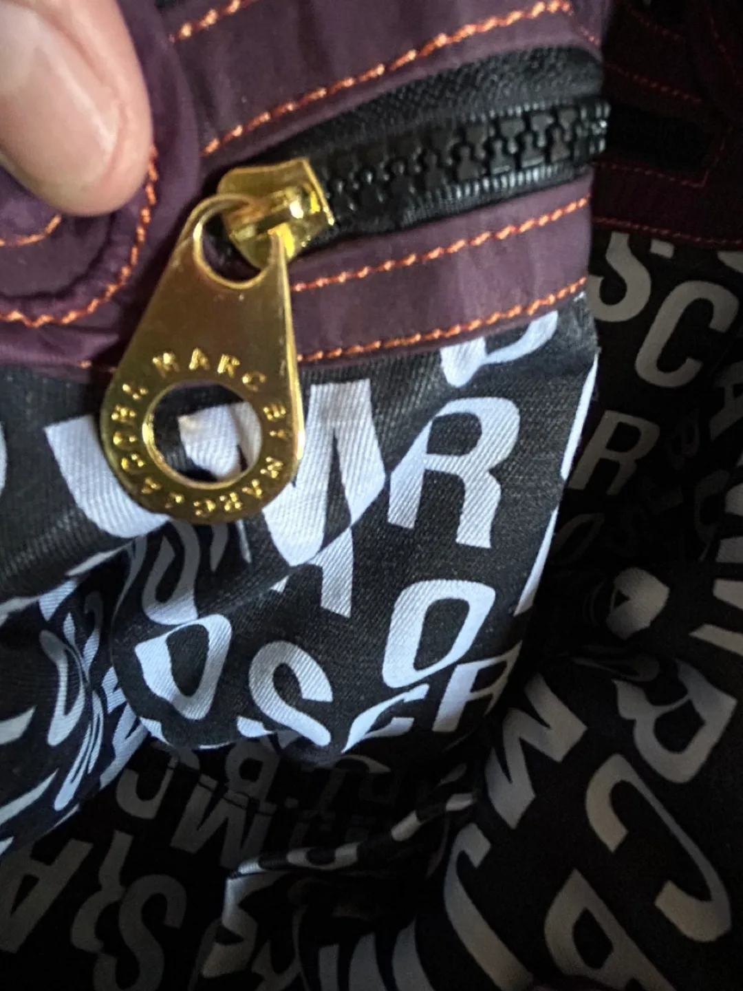 Marc by Marc Jacobs Purple Tote Bag image indicator(6)