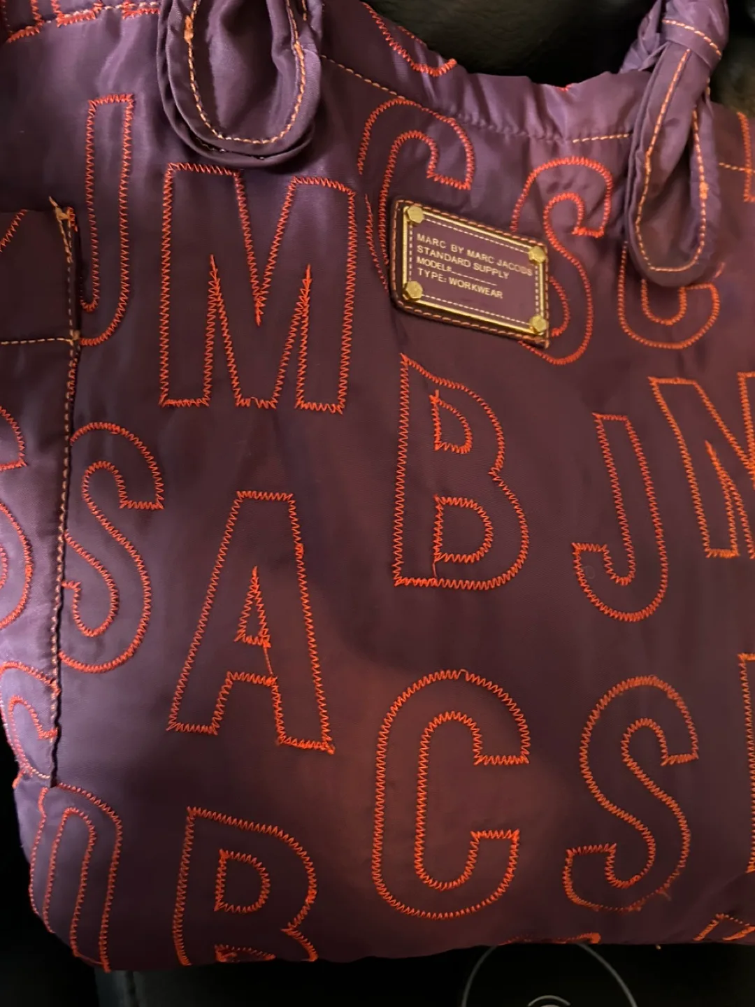 Marc by Marc Jacobs Purple Tote Bag image indicator(3)