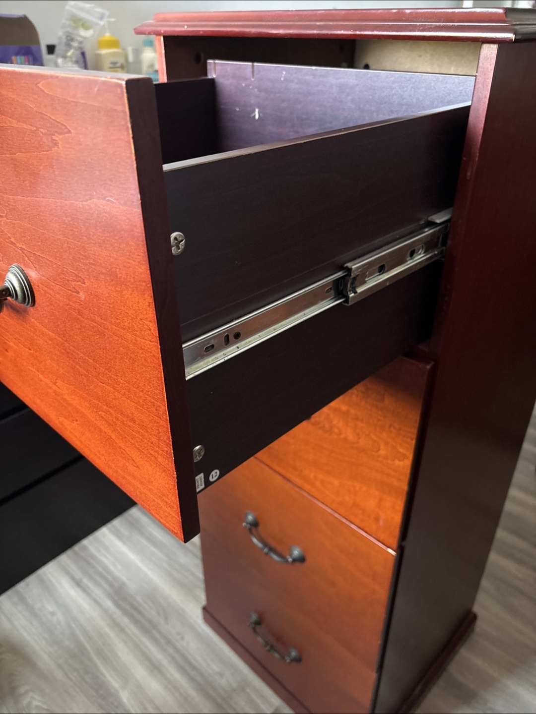 Wooden Dresser/Filing Cabinet - 4 Drawers - photo 3