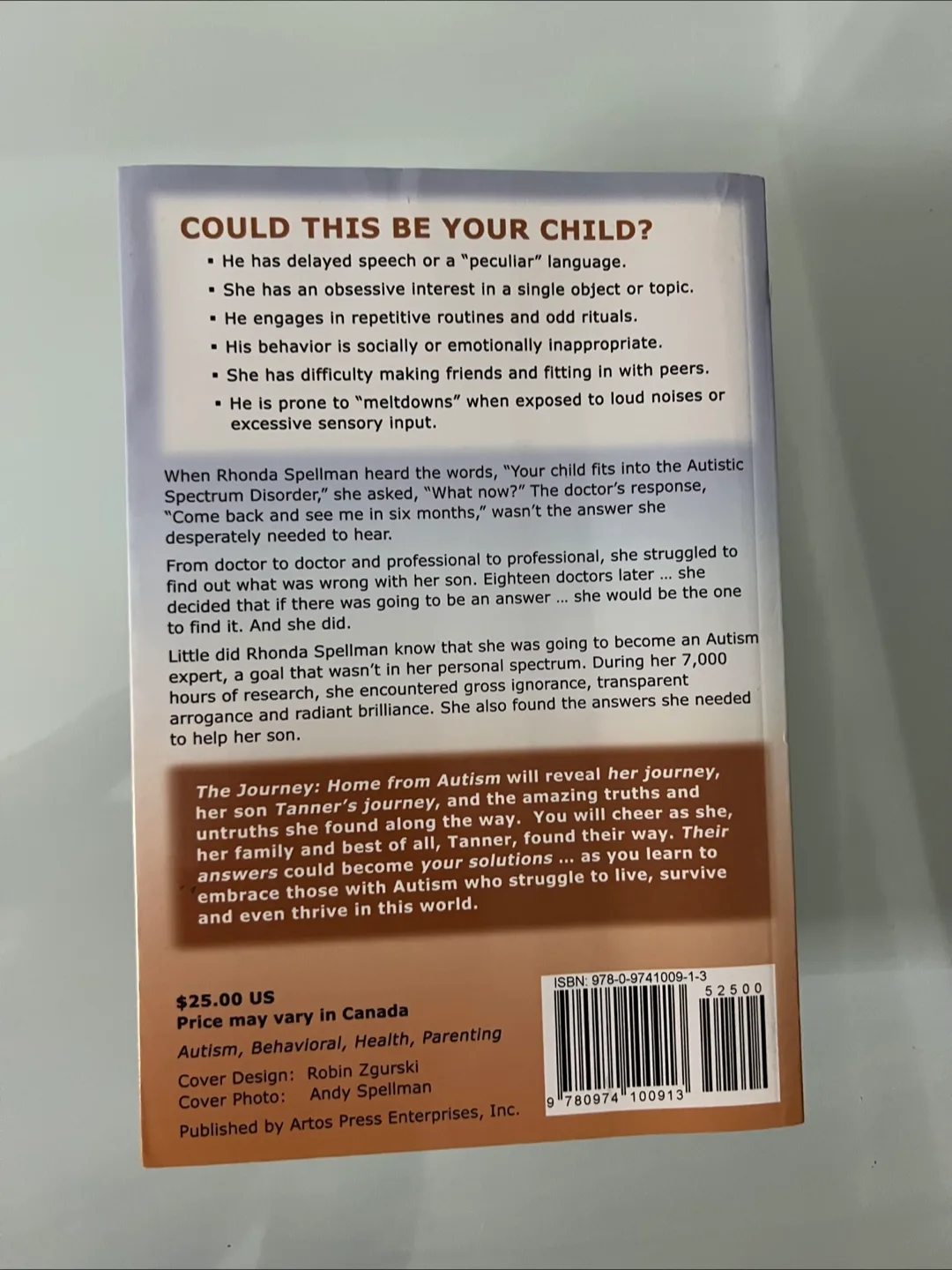 The Journey: Home from Autism by Rhonda Spellman image indicator(2)