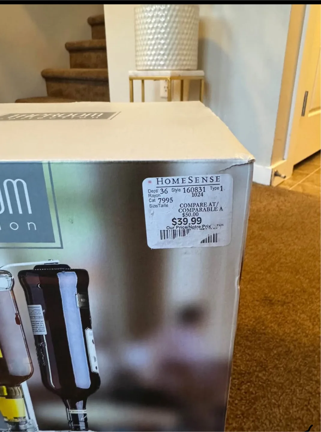 Wine/bottle holder image indicator(2)