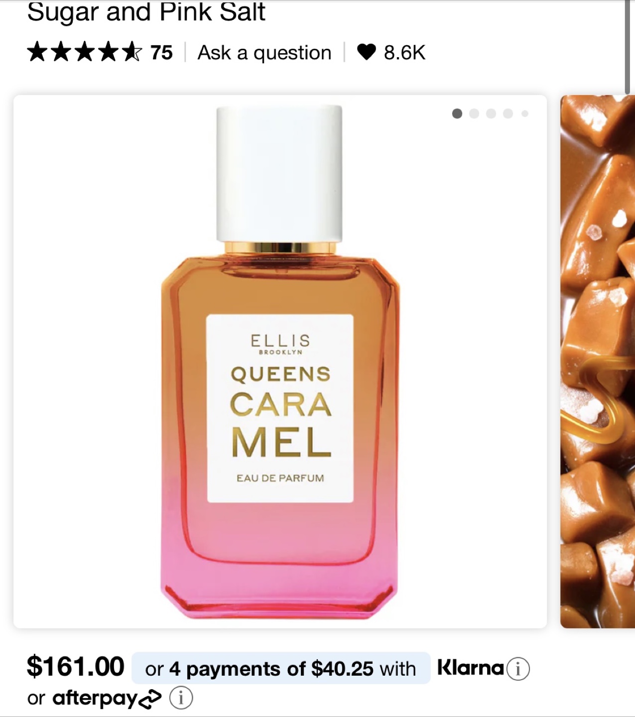 New Ellis Brooklyn QUEENS CARAMEL Perfume - photo 5