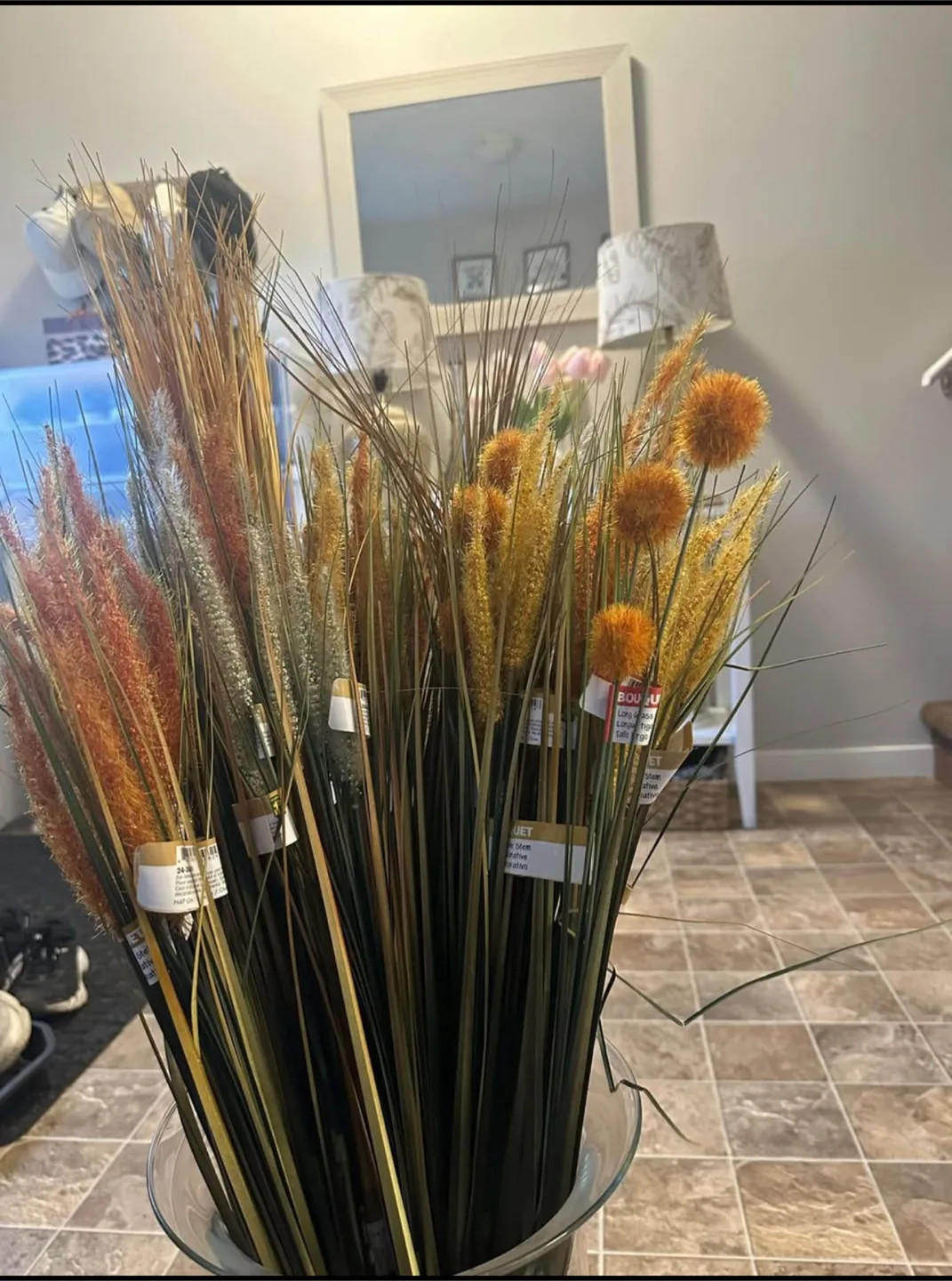 Artificial Grass Stems - Home Decor thumbnail