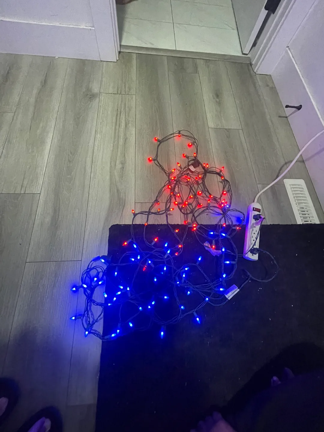 Christmas Lights - Red & Blue thumbnail