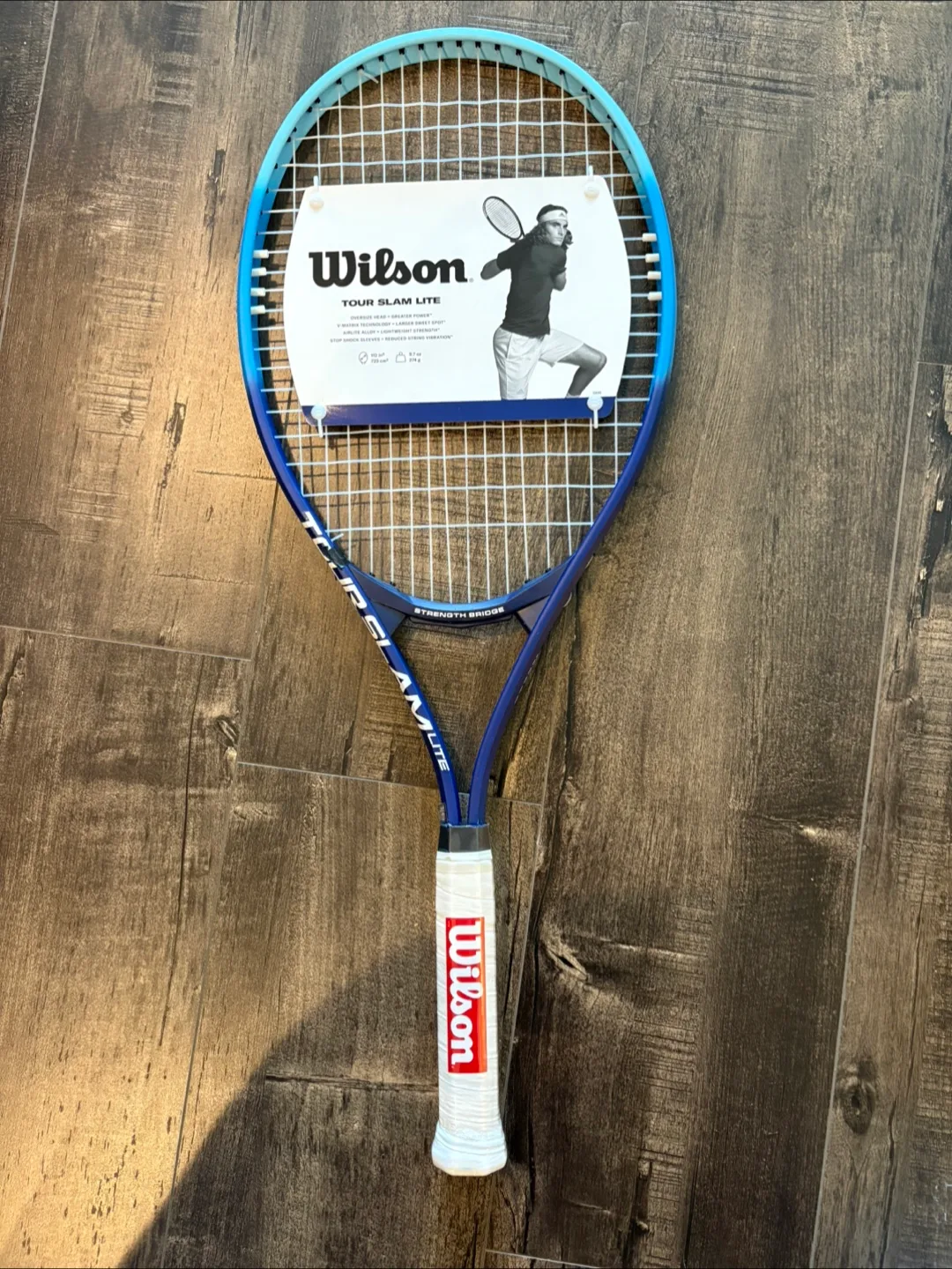 NEW - Wilson Tour Slam Lite Tennis Racquet - Blue thumbnail