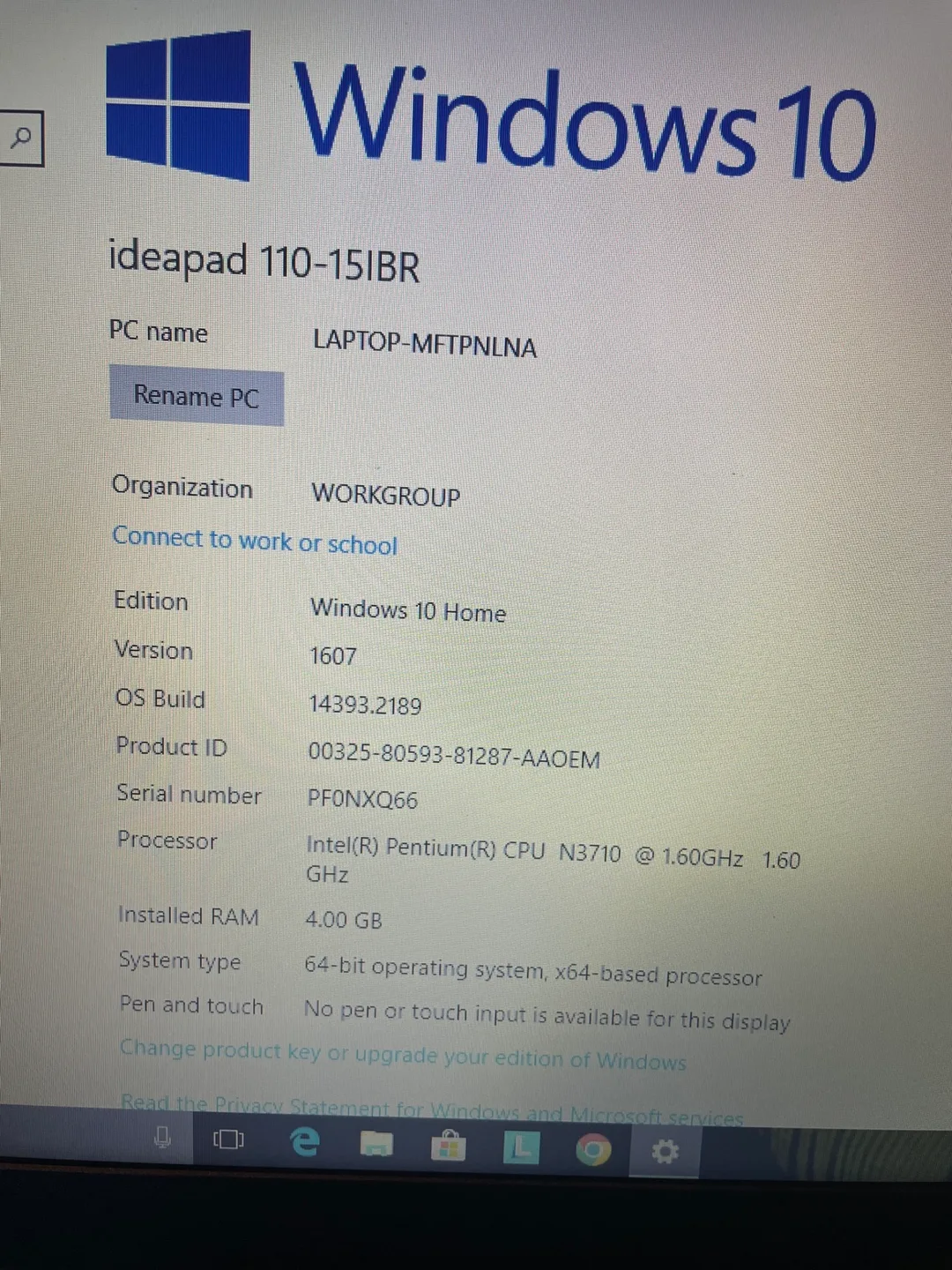 Lenovo Ideapad 110-15IBR Laptop image indicator(2)