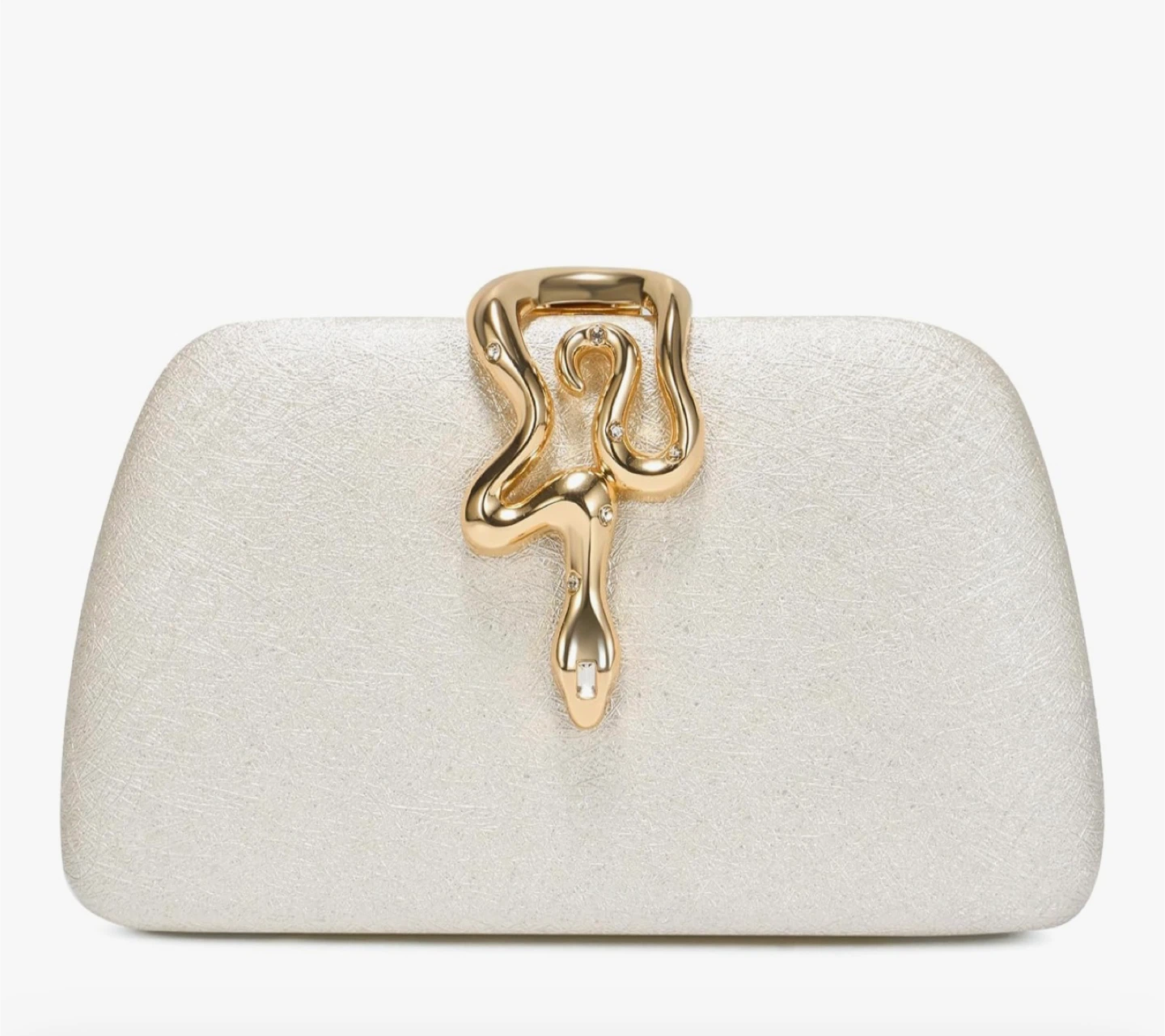 Elegant Snake Accent Clutch Bag - photo 3