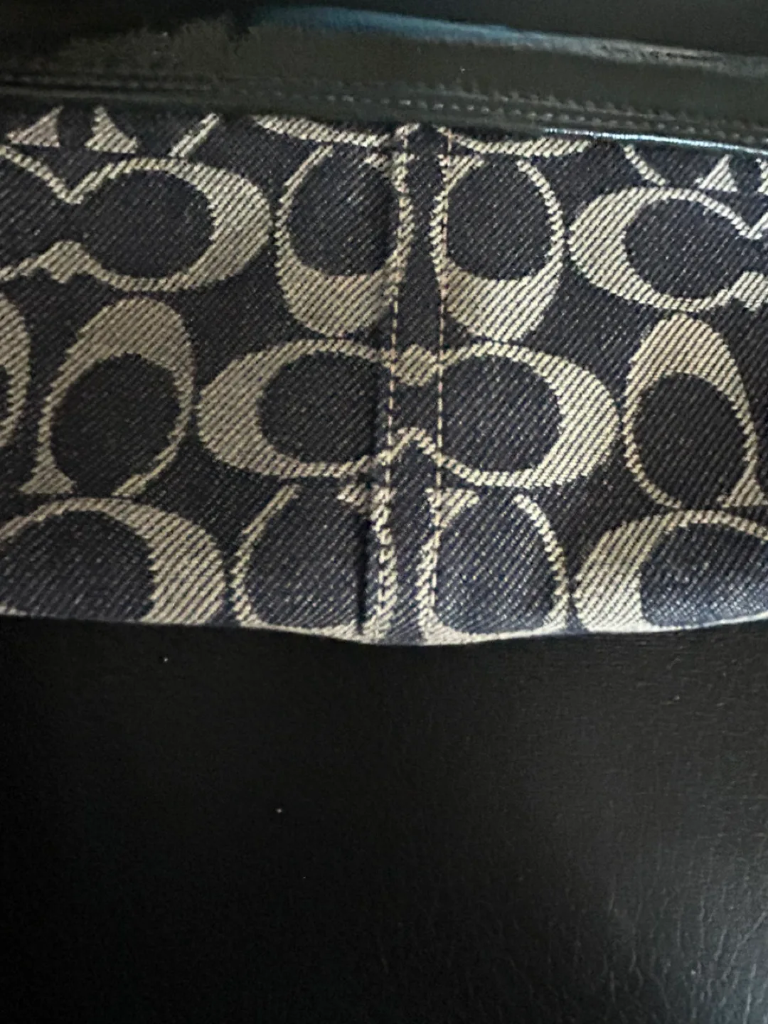 Coach Signature Denim Wristlet image indicator(3)