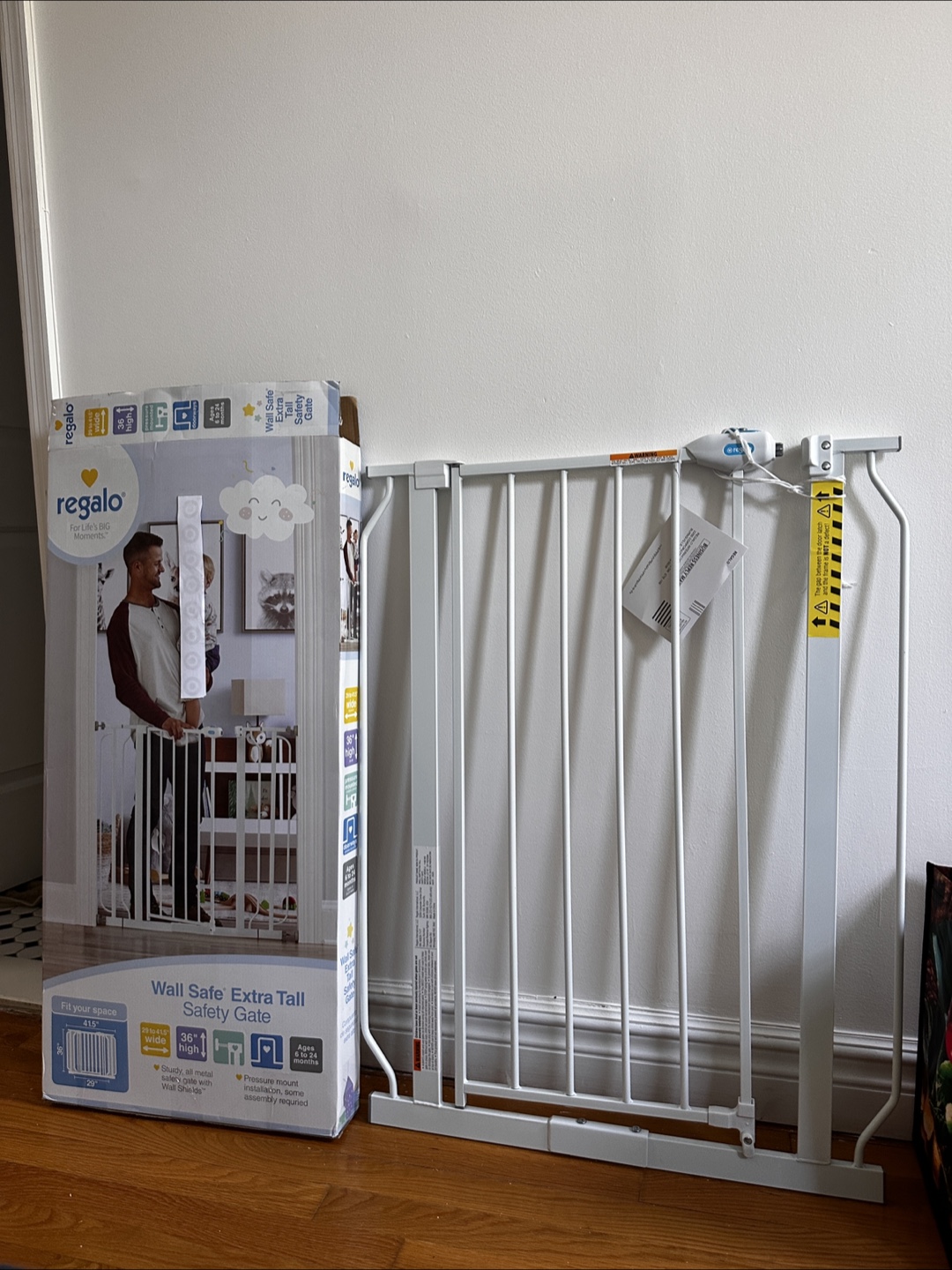 Regalo Wall Safe Extra Tall Safety Gate