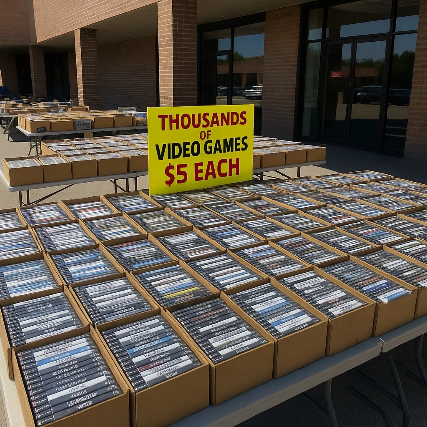 🎮 MASSIVE VIDEO GAME AND COMMUNITY GARAGE SALE 🎮 thumbnail
