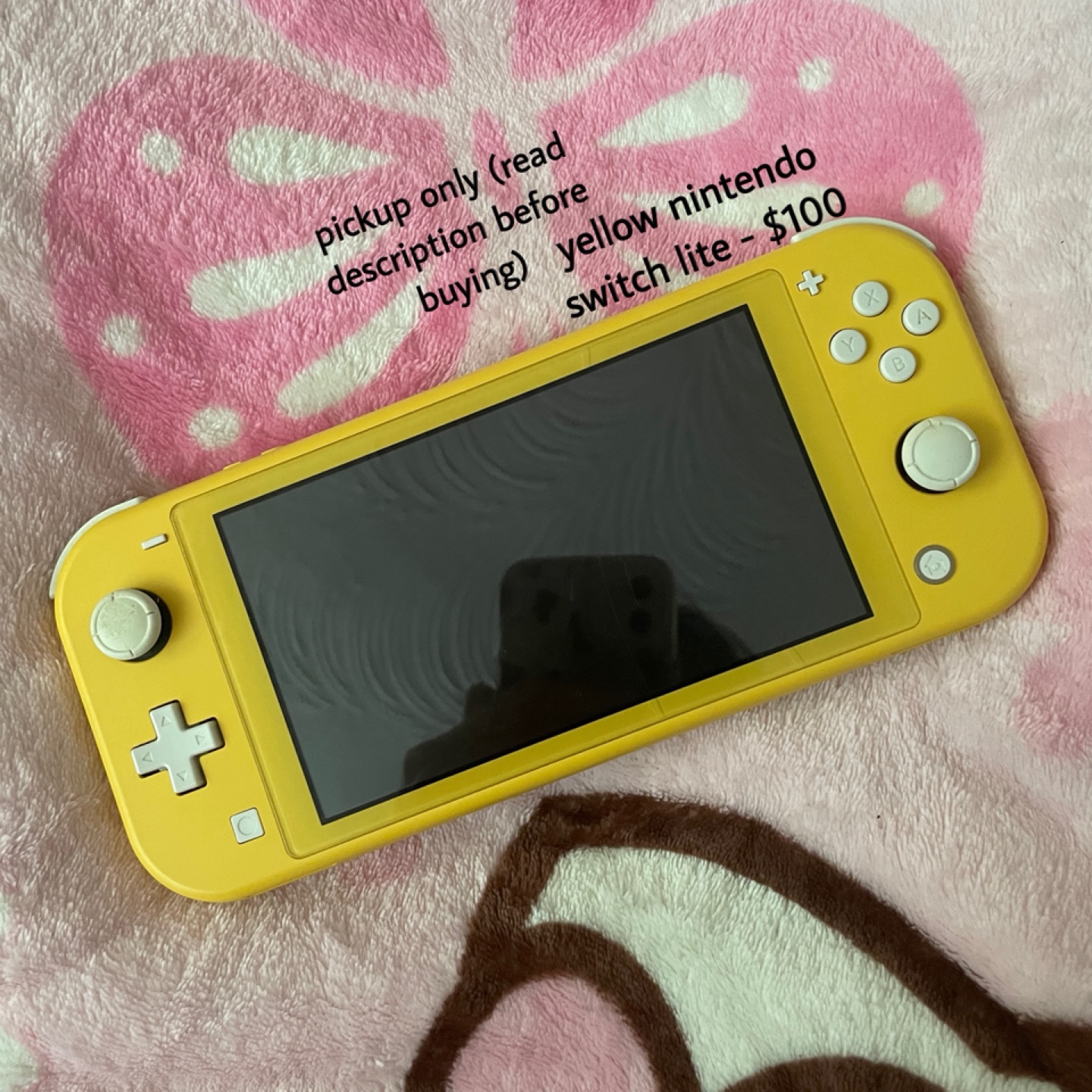 🎬✰ yellow used nintendo switch lite | $100 | pickup only