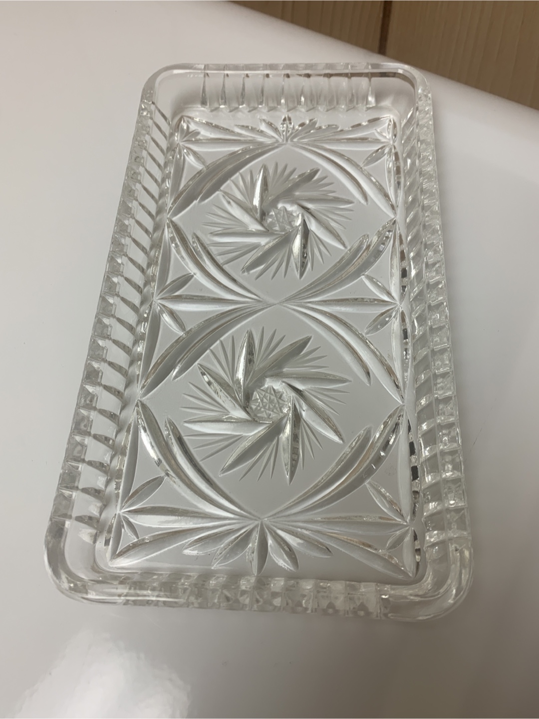 Crystal Glass Tray