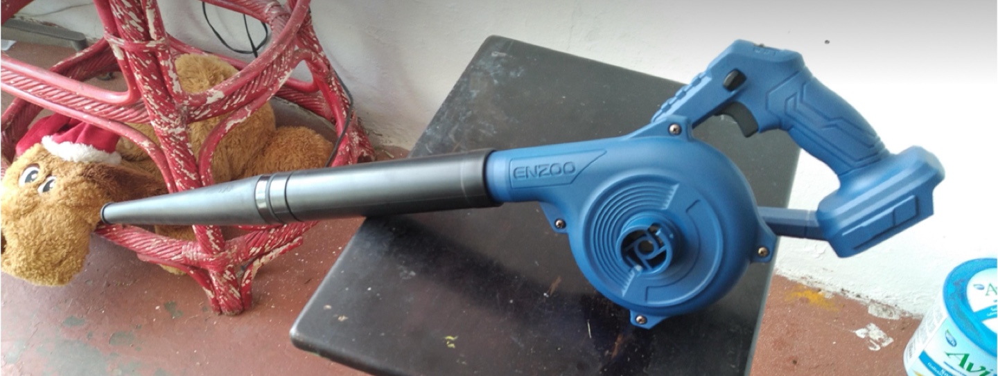 ENZOO 20V Cordless Leaf Blower/Dust Vacuum 2-in-1 - Blue