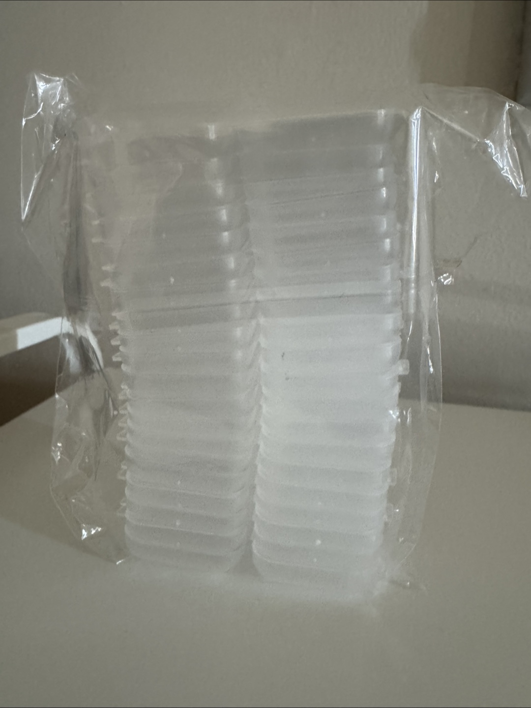 20pcs Clear Small Square Storage Containers