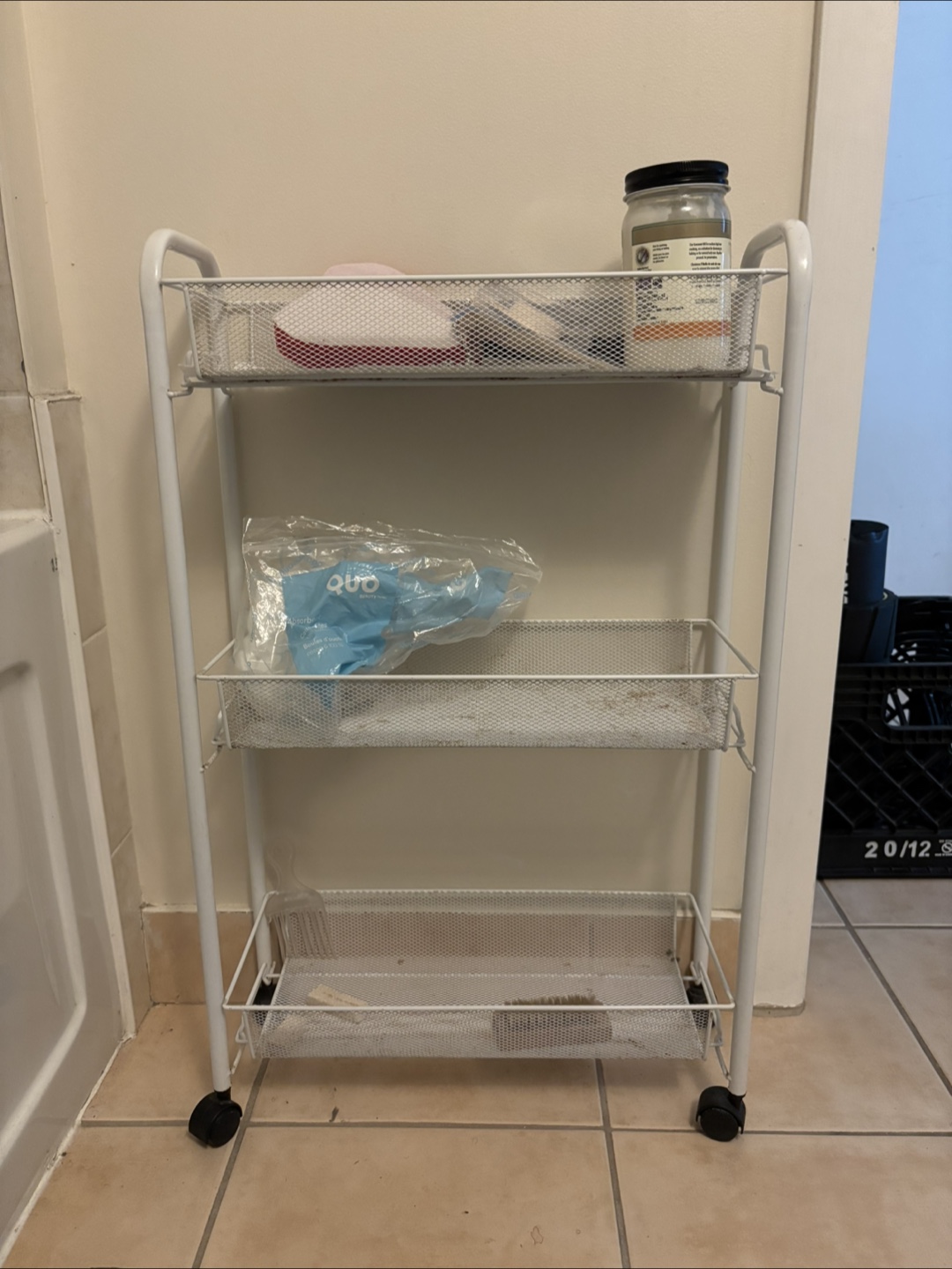 3 tier bathroom cart