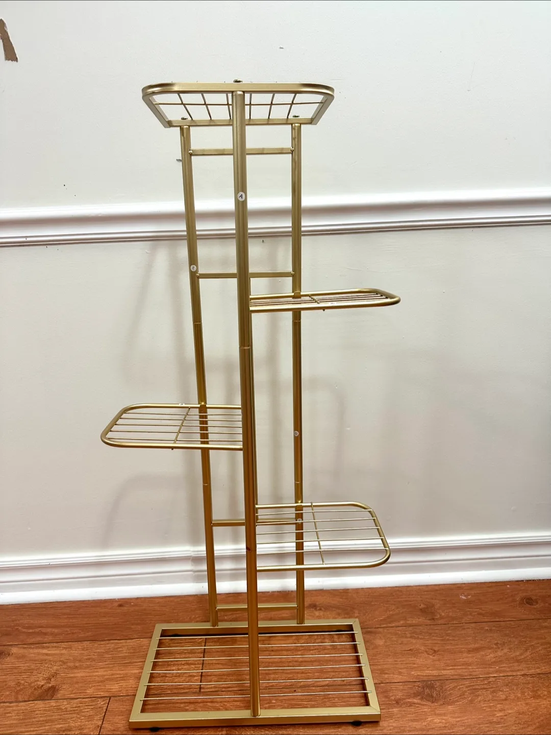 Gold Metal Plant Stand image indicator(2)