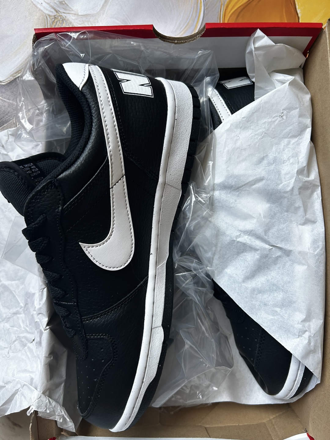 New Nike Big Nike Low Black/White - Size 11 - photo 2