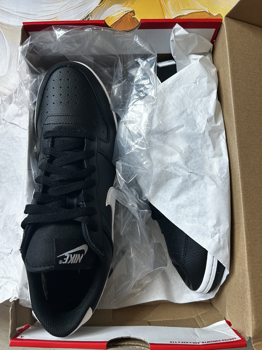 New Nike Big Nike Low Black/White - Size 11 - photo 4