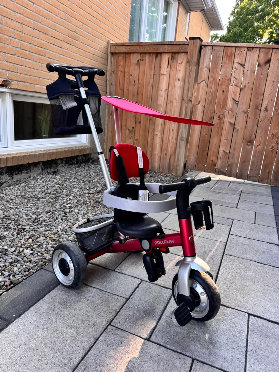 Rollplay Red Toddler Tricycle image indicator(2)