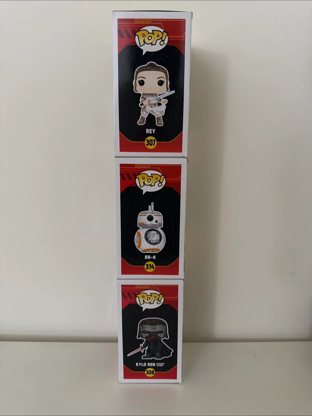 Star Wars Funko Pop! Figures - Rey, BB-8, Kylo Ren image indicator(2)
