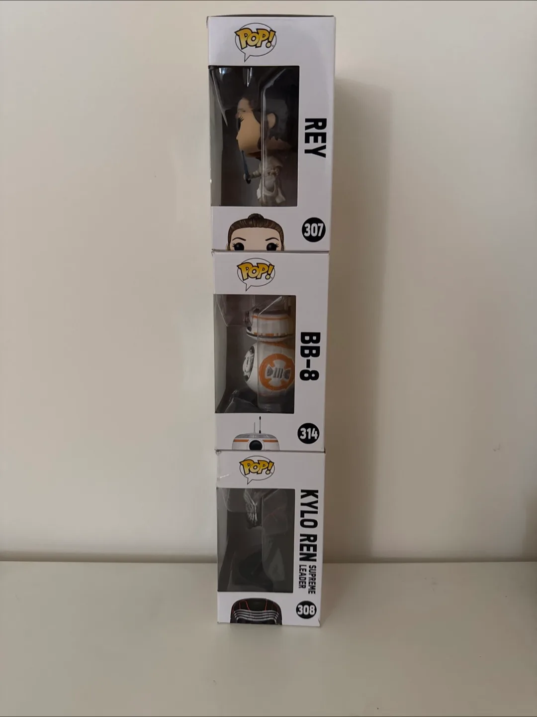 Star Wars Funko Pop! Figures - Rey, BB-8, Kylo Ren image indicator(4)