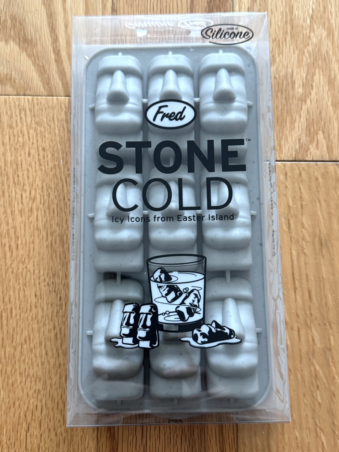 Fred STONE COLD Icy Icons Ice Cube Tray - NEW