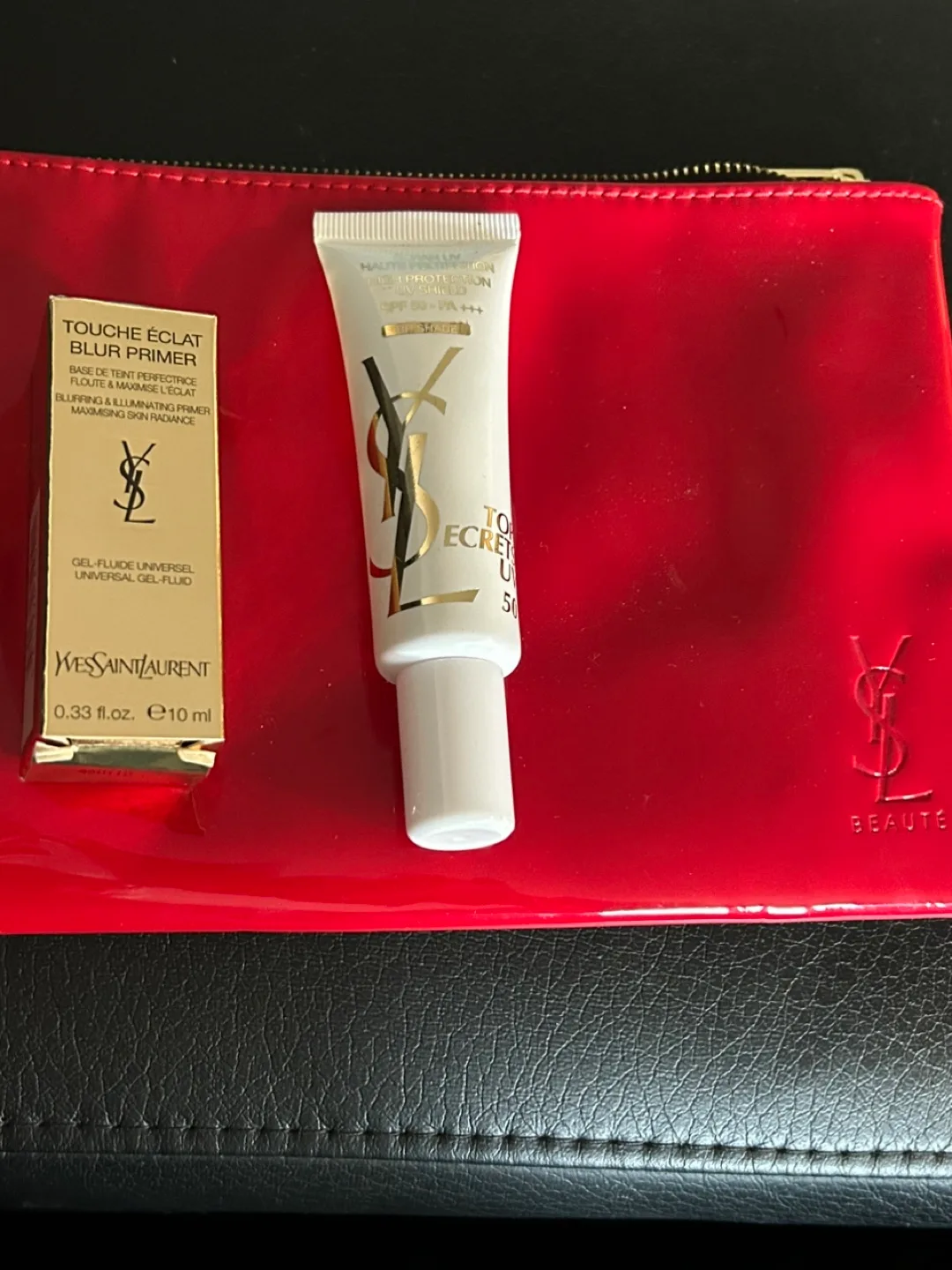 YSL Beauty Red Pouch & Primer Set thumbnail