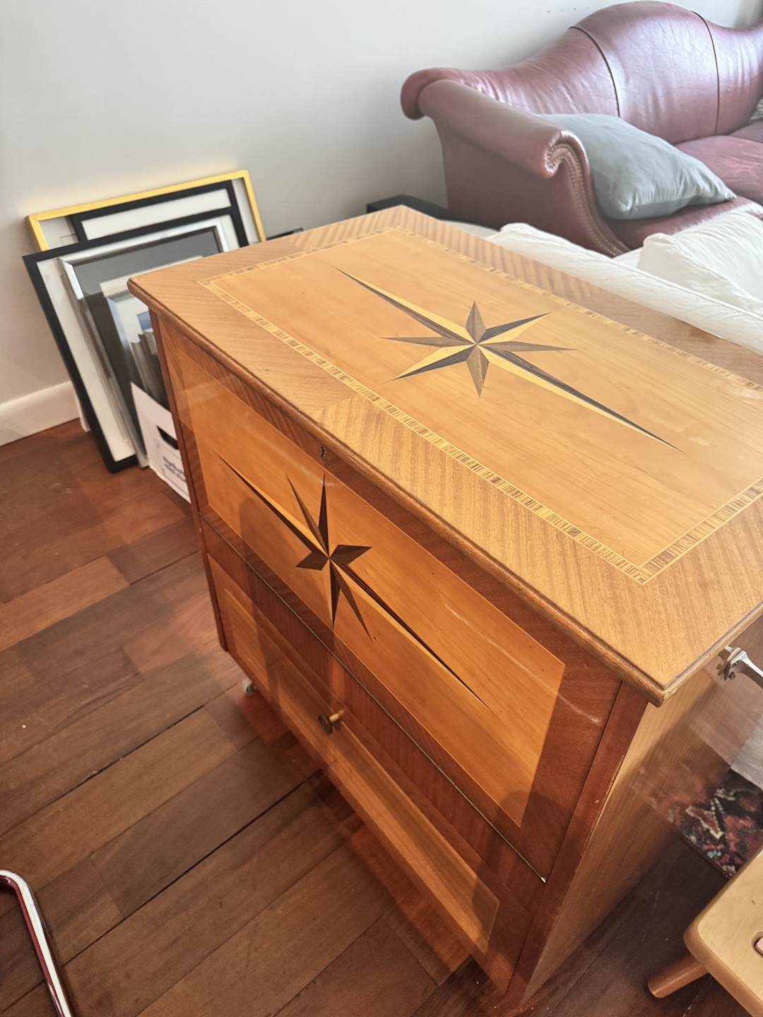 Vintage Bar Vanity Cabinet - Star Design