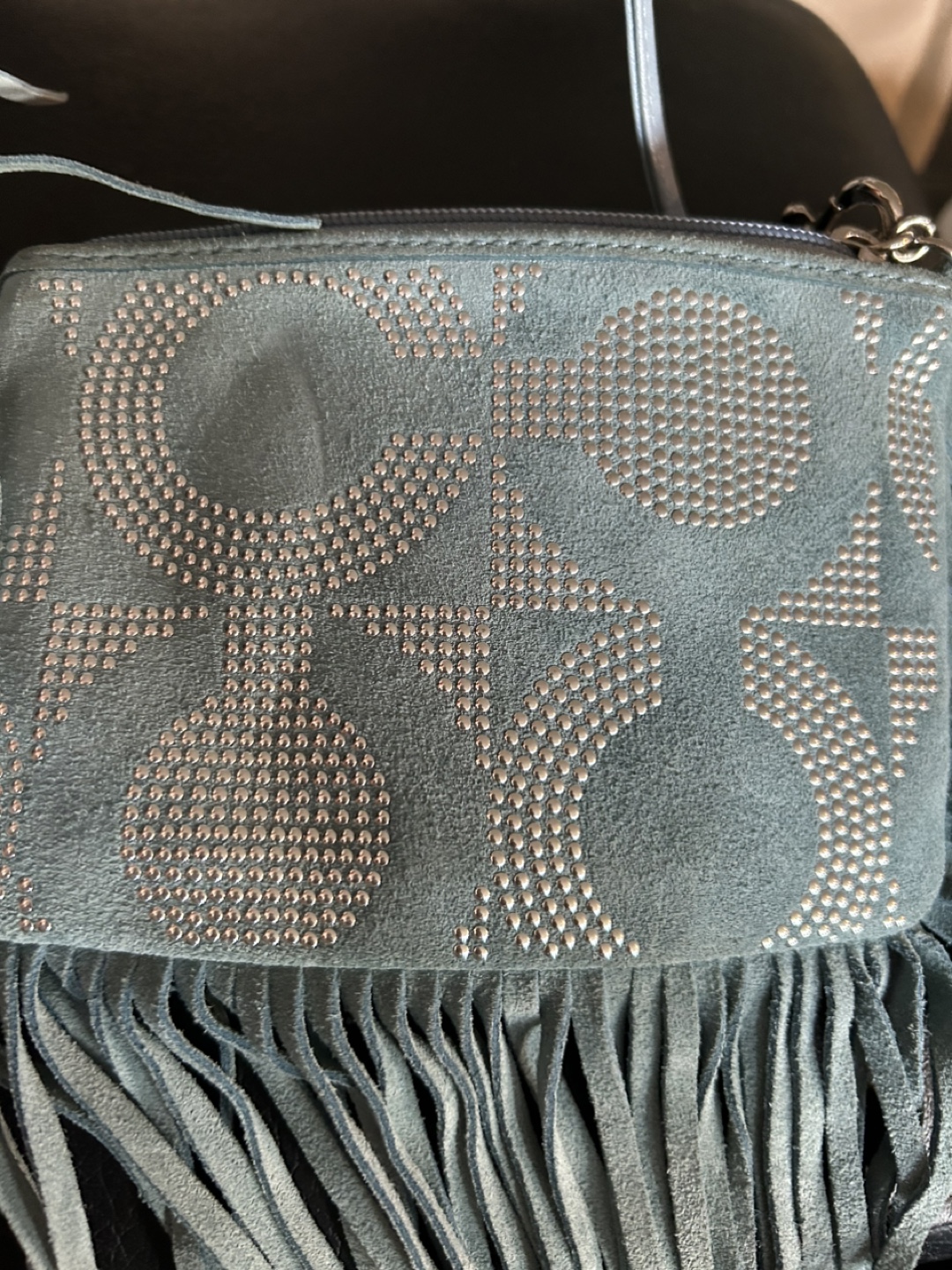 Coach Suede Wristlet with Fringe - photo 2