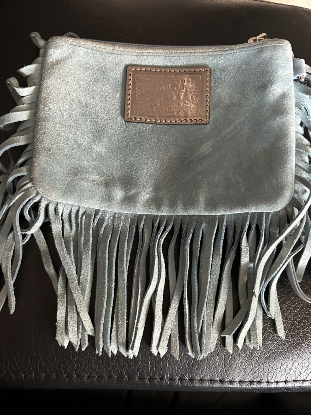 Coach Suede Wristlet with Fringe - photo 4