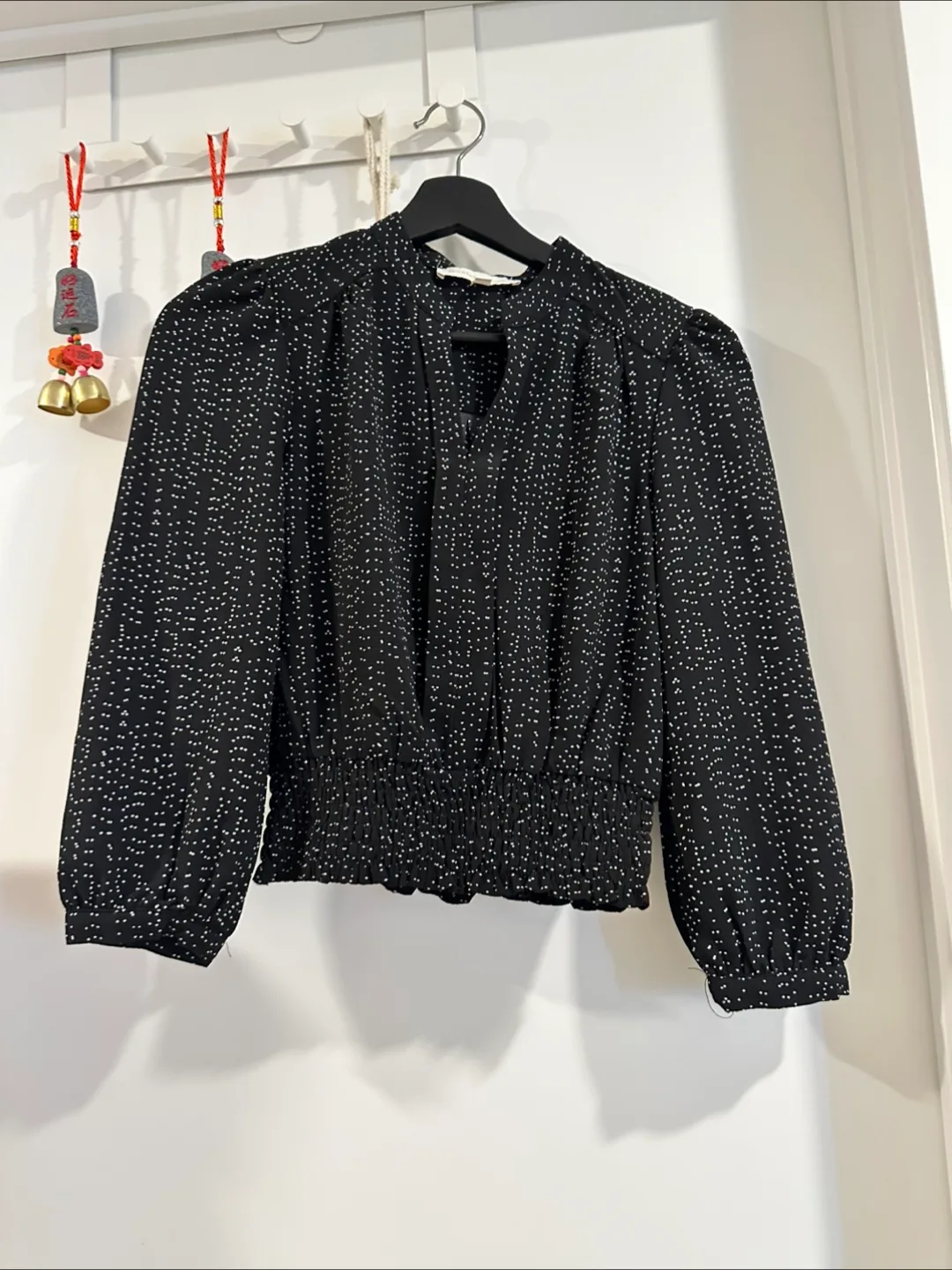 Black & White Patterned Blouse thumbnail