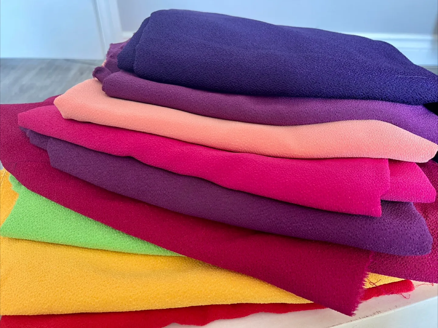 Large selection of Japanese Chirimen/Crepe Fabric image indicator(2)