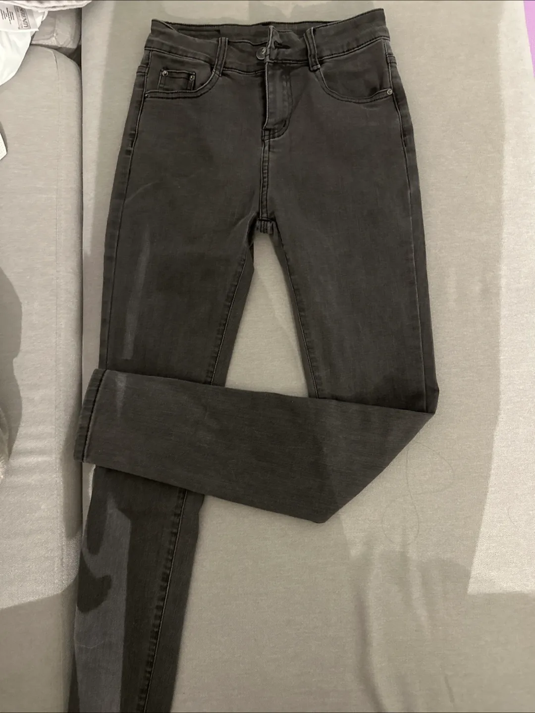 Grey Denim Jeans thumbnail