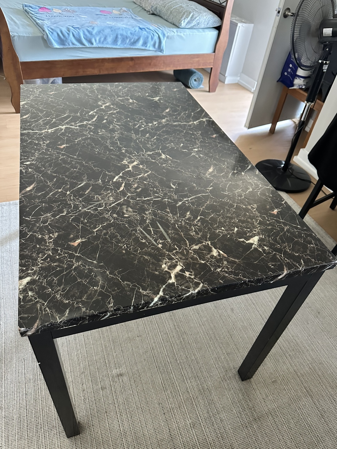 Marble Look Dining Table (48 x 30 inches) - photo 2
