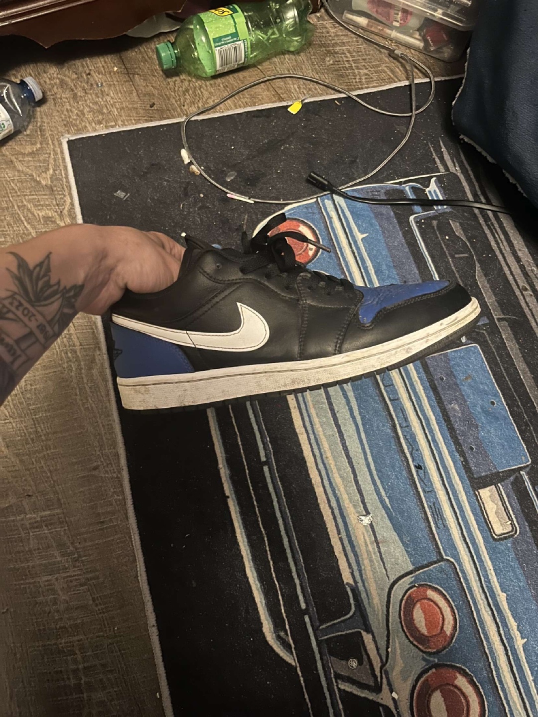 Nike Air Jordan 1 Low Black/Royal - photo 2