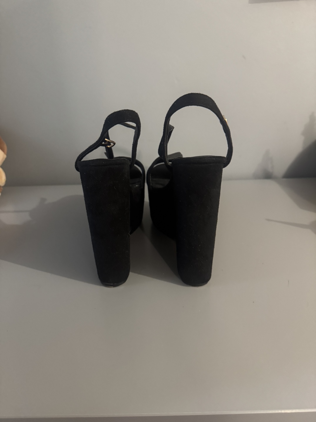 Fashion Nova Black Wedge Heels - photo 3