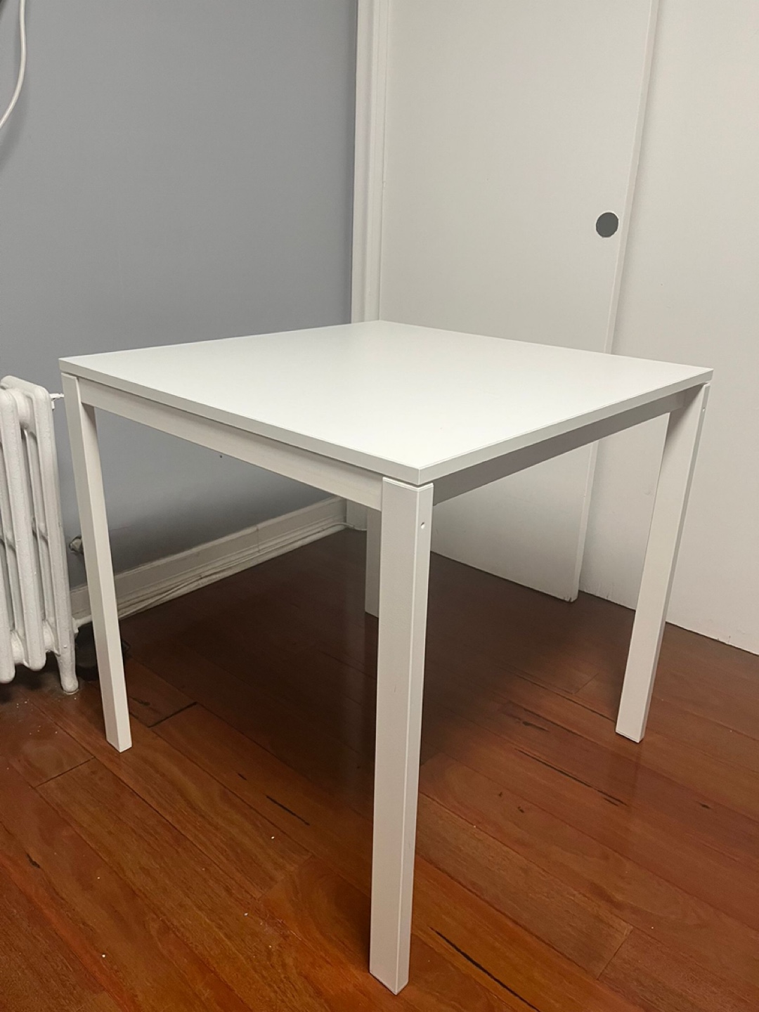 White Square Table