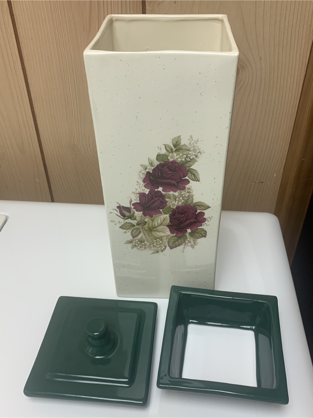 Ceramic Floral Canister - photo 3